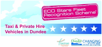 ECO Stars Taxi and Private Hire Vehicles registered logo