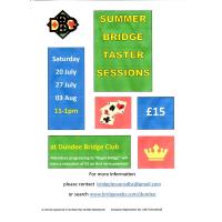 Saturday Summer Taster sessions at Dundee Bridge Club Image