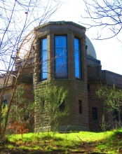 Back view of Mills Observatory