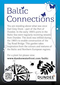 Baltic Connections sign