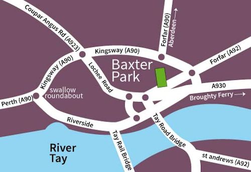 Baxter Park map