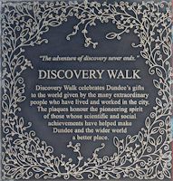 Discovery Walk Plaque