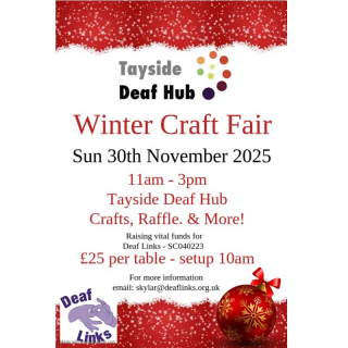  Tayside Deaf Hub - Winter Craft Fair image