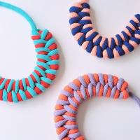 Textile Knotted Necklace workshop