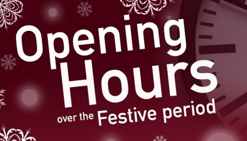 Opening Times over the Festive Period