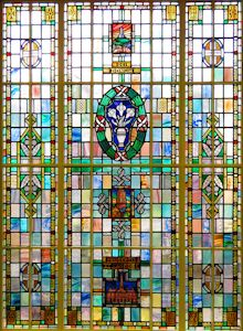 Stained glass window