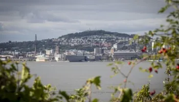 View of the waterfront from Tayport