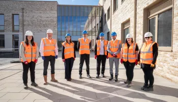 Leader tours new Drumgeith Community Campus and Greenfield Academy Image Leader tours new Drumgeith Community Campus and Greenfield Academy Image