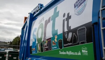 Let's Sort It Bin Recycling Campaign Bin Lorry