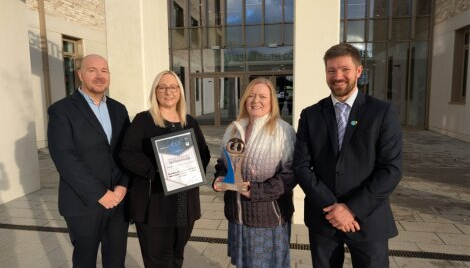 Councillor Rome, Scottish Go Awards, Drumgeith Community Campus