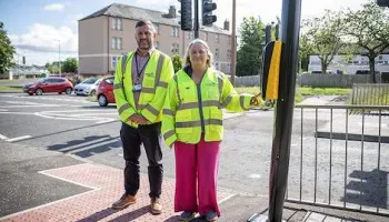 Dundee Pitkerro Road Roadworks Speed Bumps Crossing