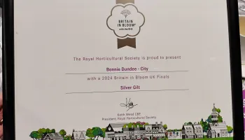 Bonnie Dundee receives Silver Gilt at Britain in Bloom Award finals Image