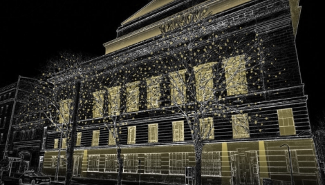 Downtown Lights Could Shine on Caird Hall Image Downtown Lights Could Shine on Caird Hall Image