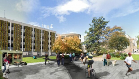 Green hub and spokes project Image Green hub and spokes project Image