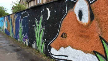 Dundonald Street Mural Revealed  Image