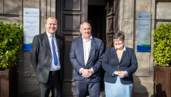 Housing minister visit Image