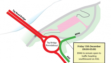 Tay Road Bridge works Image