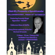 Spooktacular Halloween Event with Hypnotist Acari!! image Spooktacular Halloween Event with Hypnotist Acari!! image