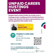 Unpaid Carers Hustings Event image